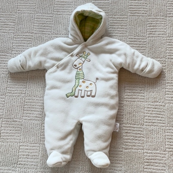 Baby Fleece Snow Suit  3/6 Months - Picture 1 of 8